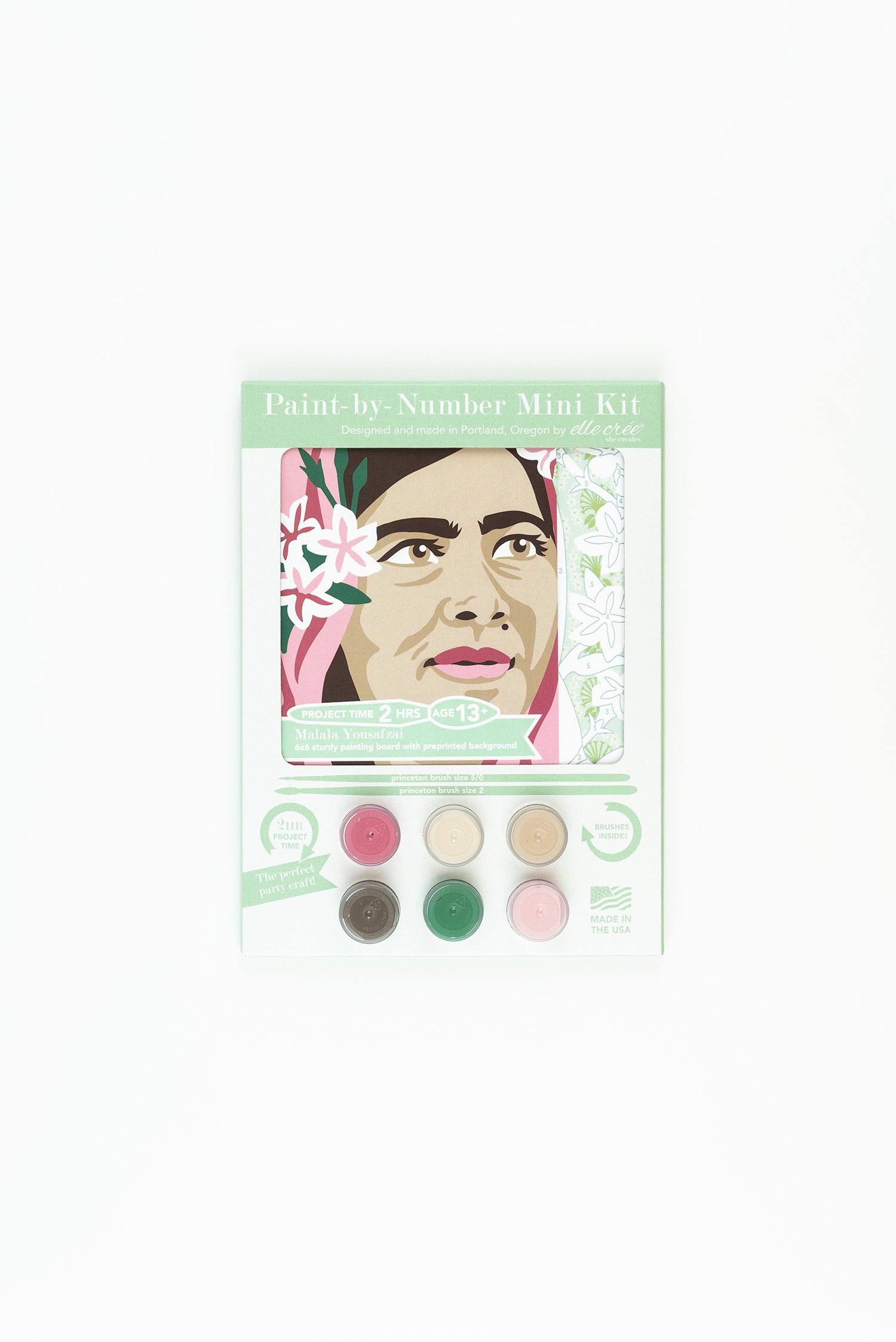 Malala Yousafzai  Paint-by-Number Kit — Elle Crée (she creates)